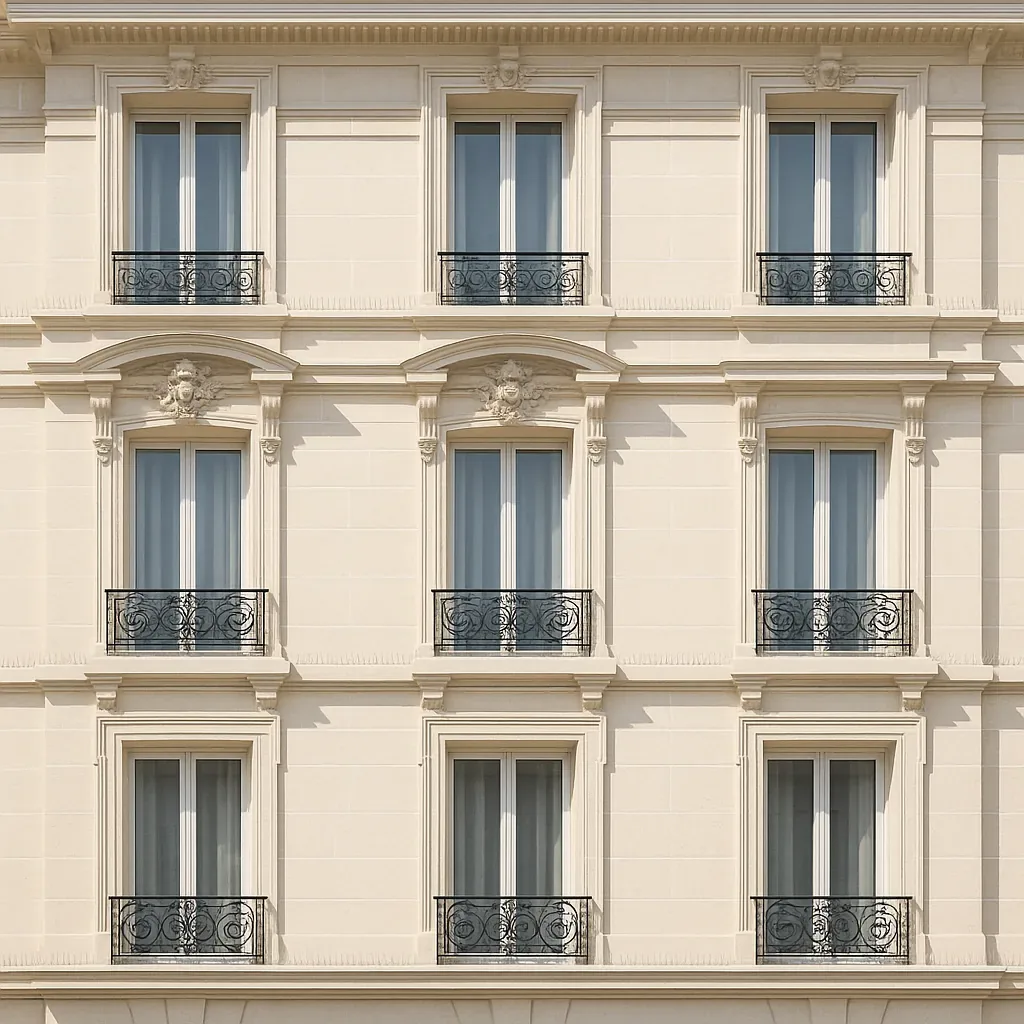 Après — Facade d'immeuble haussmannien
