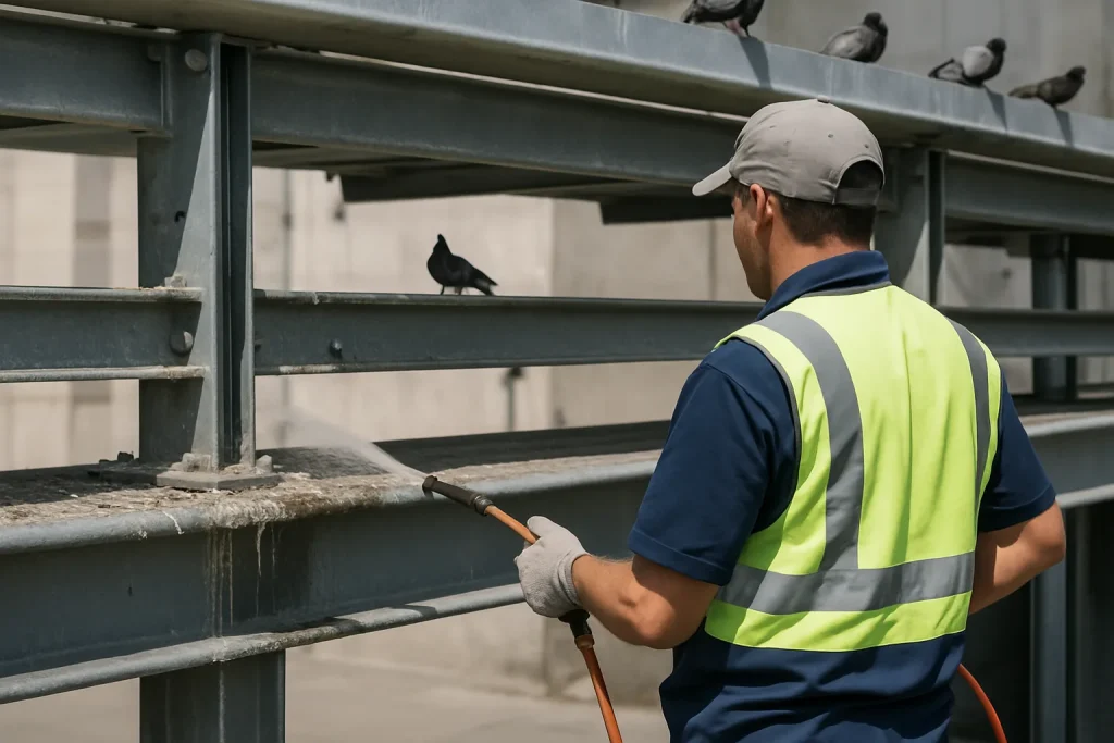 Impact des Fientes de Pigeon sur la Sécurité des Structures Métalliques